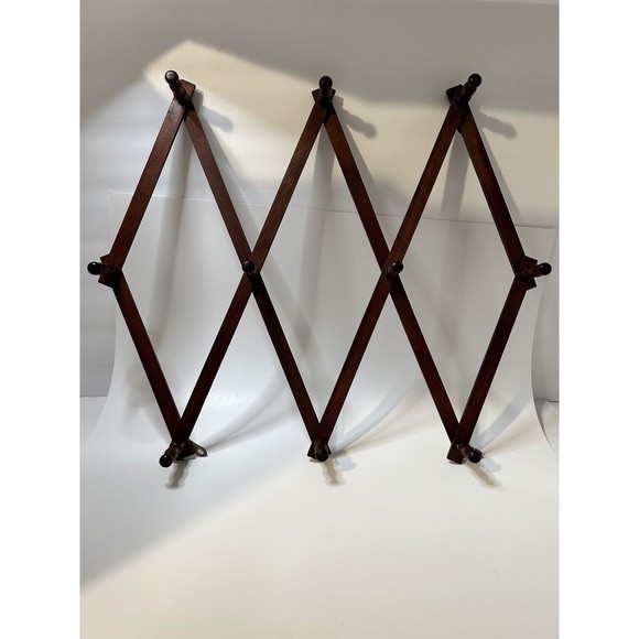 Wall Decor Vintage Wooden Accordion Coat Hangers Poshmark